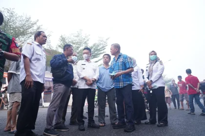 Wako Edi Kamtono tinjau lokasi kebakaran di Barito